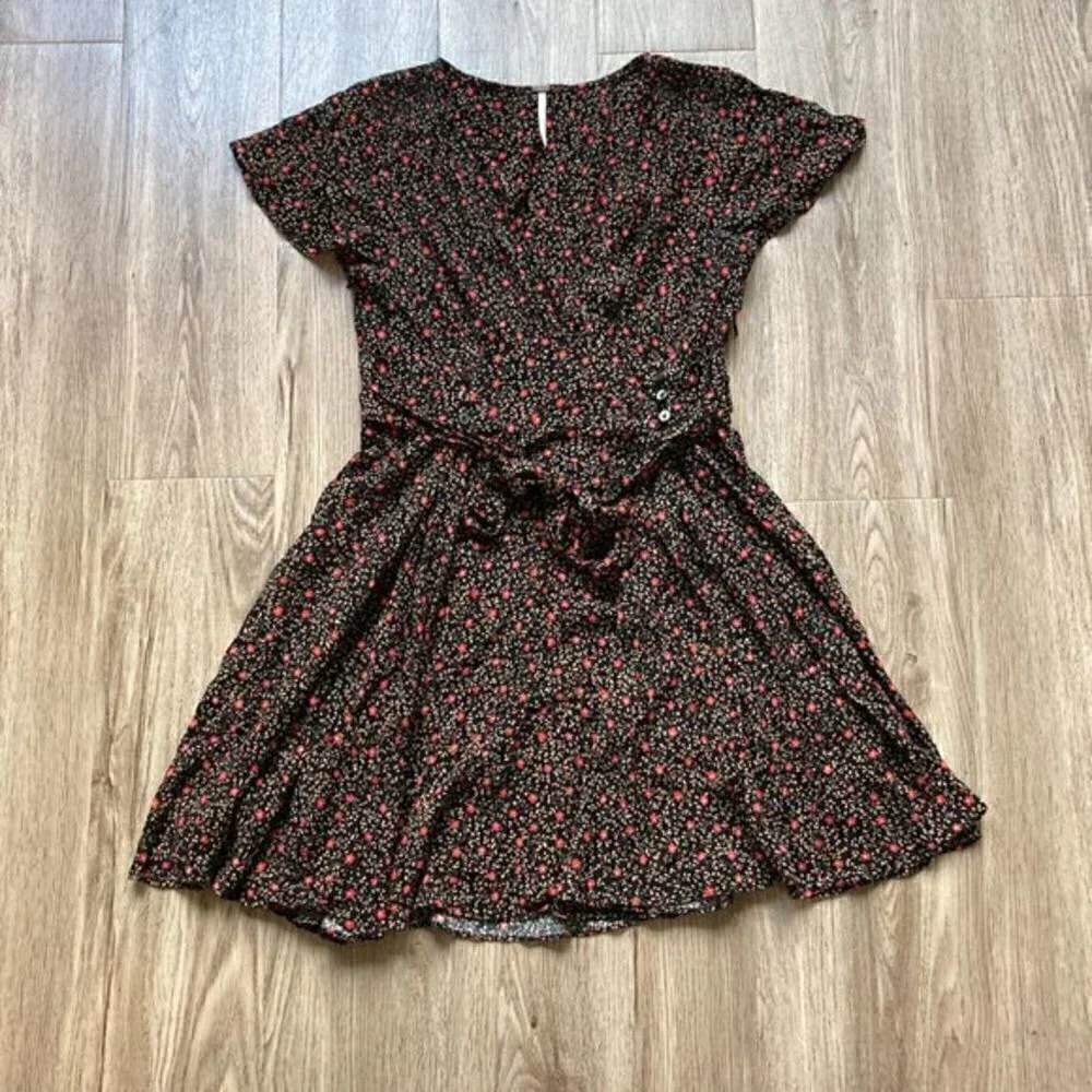 Free People Fortuna Floral Mini Dress Size XS